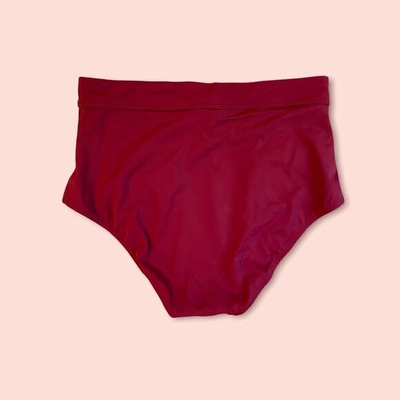 NEWâHipsterâSwim SuitâBottomâBurgundyâSzâM - Picture 4 of 4
